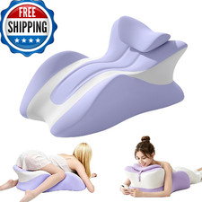 Kuyovora Memory Foam Wedge Pillow Ergonomic Contoured Intimacy Couples Pillow