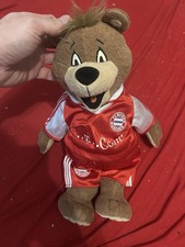 FC Bayern München Maskottchen - Plüsch Bär - Bernie Sammler - Fan Artikel