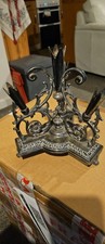 Antique silver plates epergne centrepiece
