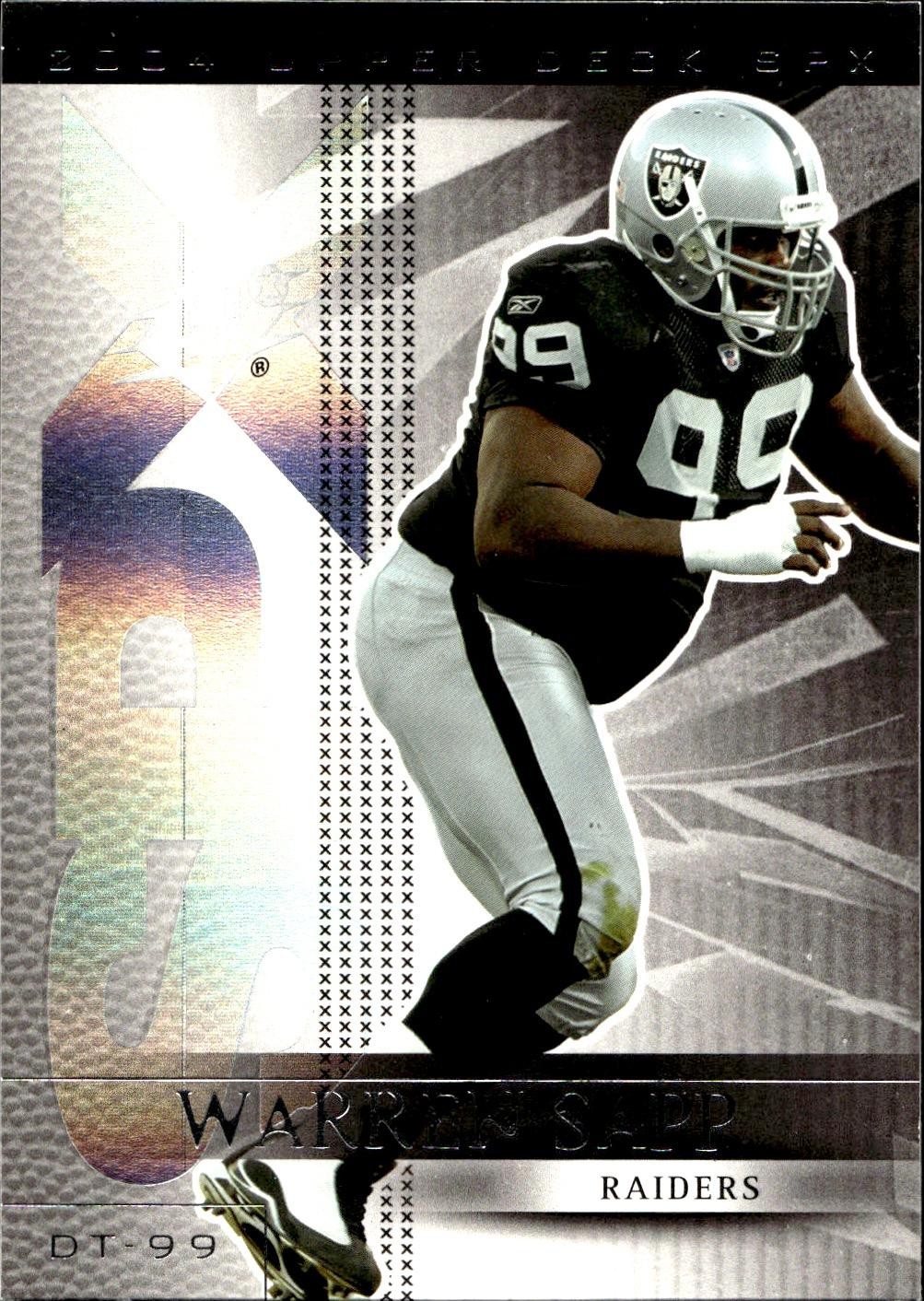 2004 SPx #71 Warren Sapp