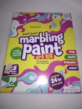 Marbling Paint Art Kit for Kids - Arts Crafts Gifts for Girls Boys Ages 6