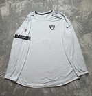 Oakland Raiders  Nike Dri-Fit Breathe Long Sleeve Performance Shirt 2XL