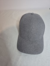 Heathered Gray Flexfit Small/medium Baseball Hat Cap For Men Unisex
