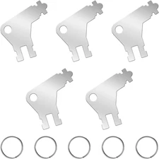 5Pcs Paper Towel Dispenser Key Toilet & Paper Towel Universal Replacement Key