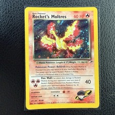 Rocket’s Moltres Holo Gym Heroes #12/132 Rare Team Rocket Vintage on eBay