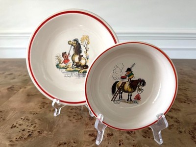 Thelwell Ponies Children's Plate and Bowl