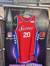 Authentic Nike Markelle Fultz #20 Philadelphia 76ers 2017 STATEMENT NBA Jersey