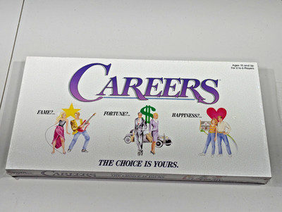 Vintage 1992 Careers Board Game Tiger Electronics Model 3-400 New Factory Sealed
