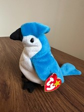 Ty Rocket The Blue Jay Beanie Baby Plush Toy