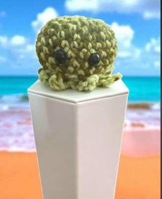 Handmade Crochet Octopus Plush-Approx. 2 1/4''-Green-Free Shipping