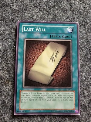 Last Will SYE-031 Starter Deck: Yugi Evolution 1st Edition