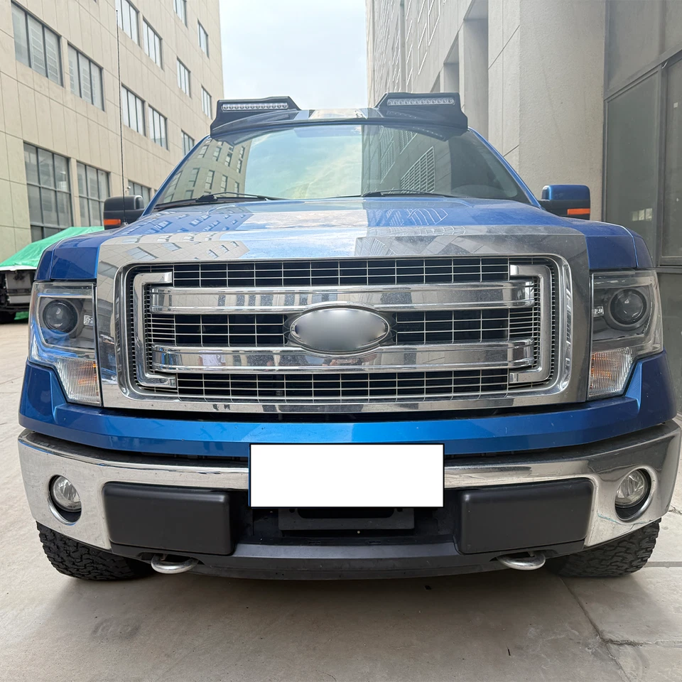 Lamp Model Roof Top Light Bar with LED DRL Black For Ford F150 F-150 2009-2014 Foto 3 de 4