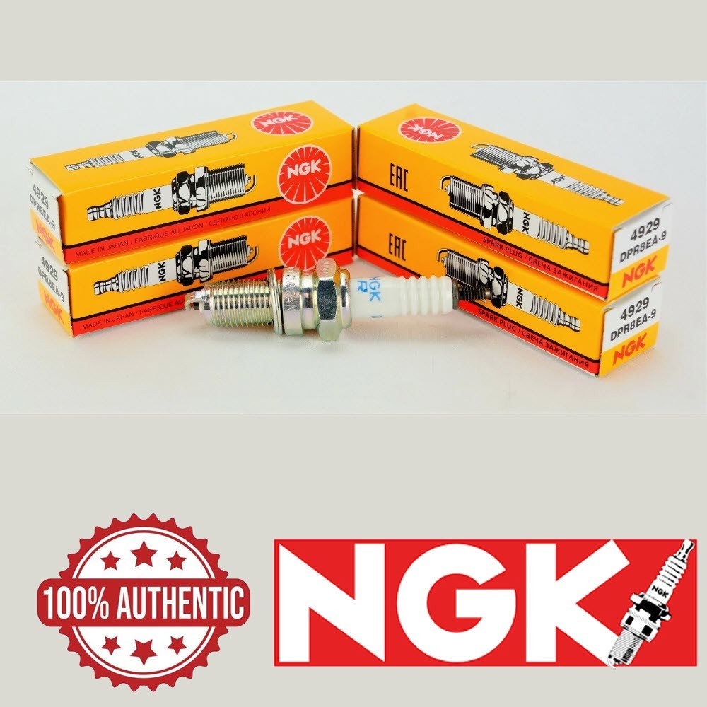 4 NEW NGK DPR8EA-9 SPARK PLUGS HONDA GL1200 GL 1200 GOLDWING 1984 1985 1986 1987