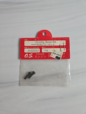 O.S. Engine Accessories Silencer Mounting Screw Set Code No: 24925202 For 743
