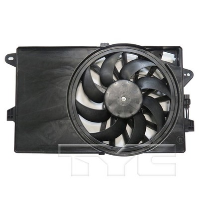 TYC Cooling Fan Assembly for Fiat 500 2012-2017 Type 2 OEM # 55111351AB