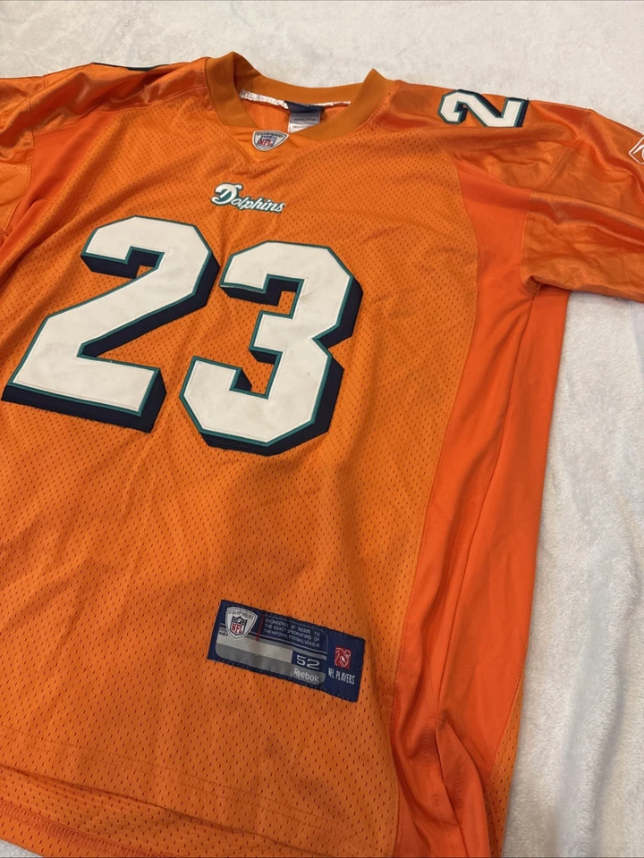 CAMISETA REEBOK AUTÉNTICA RONNIE MARRÓN MIAMI DOLPHINS TALLA 52 Foto 4 de 4