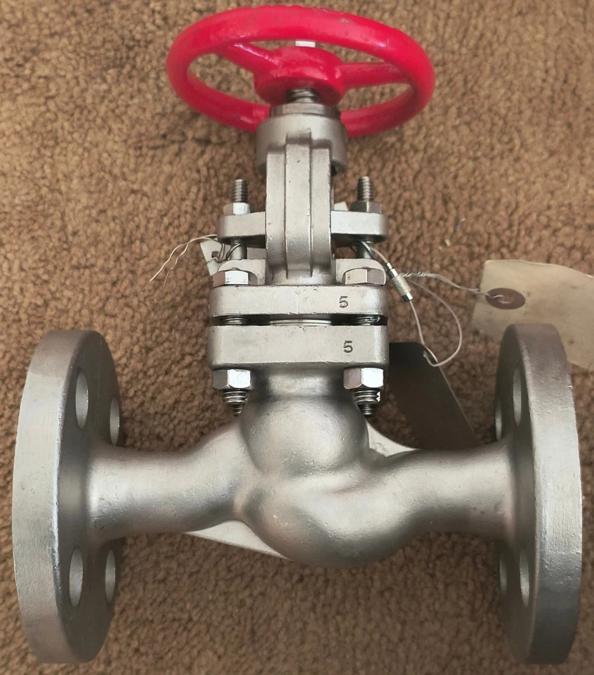 Ladish 3/4" Globe Valve Class 300 Flanged Stainless Steel CF8M OS&Y Trim 12 NOS - Image 4 of 4