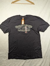 Harley-Davidson Team Mancuso Houston, TX Black T-Shirt XL NWT SKULL