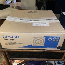 Denon DP29F Belt Drive Turntable w/Cartridge Brand New Old Stock In Box Rare