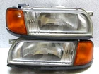 1990 1996 JDM NISSAN PRIMERA P10 ZENKI HEADLIGHTS W CORNER LIGHT RARE ITEM OEM