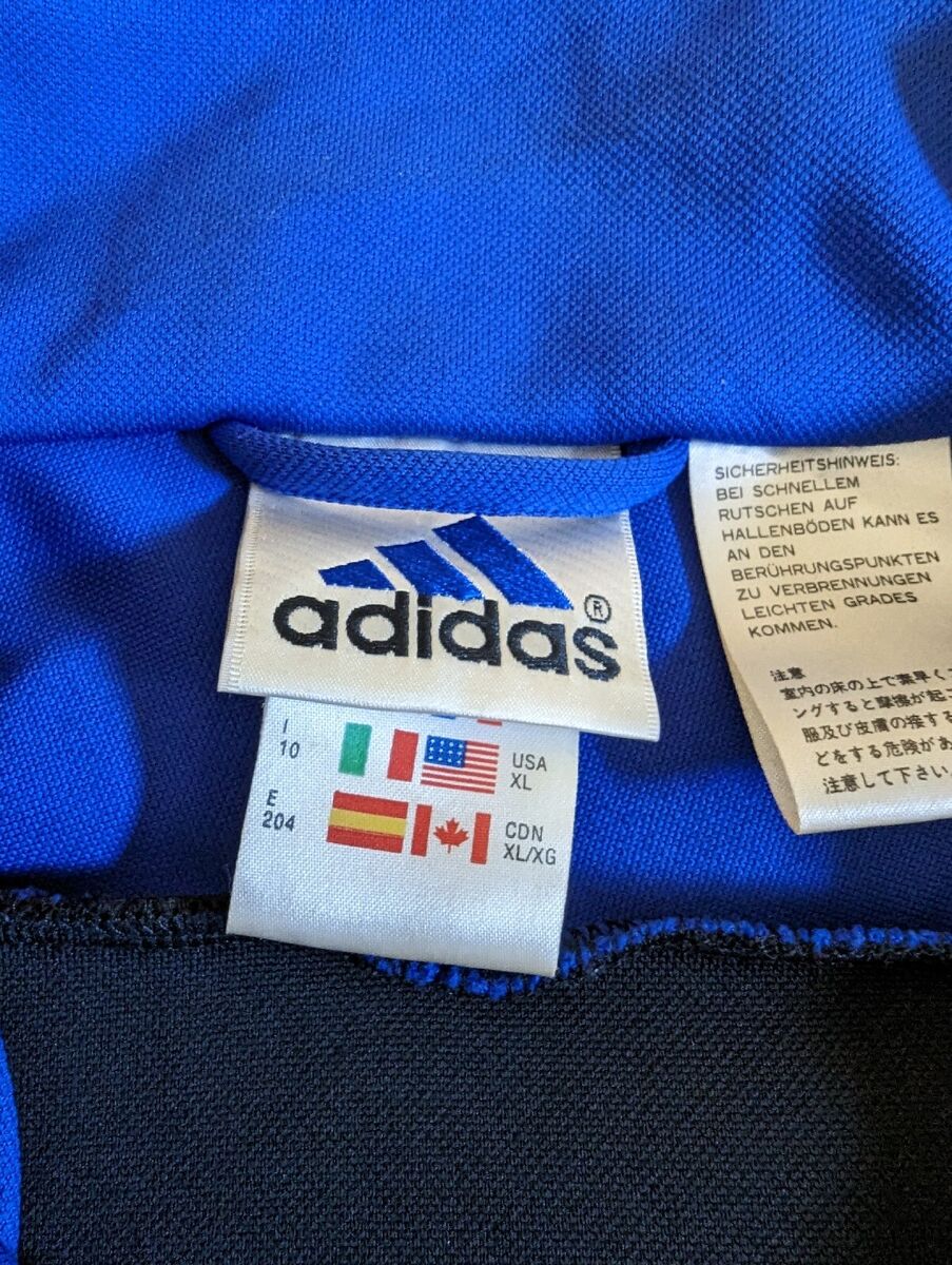 Adidas Vintage FC Schalke 04 2002/2003 German Soccer Track Adidas Vintage FC Schalke 04 2002/2003 German Soccer Track