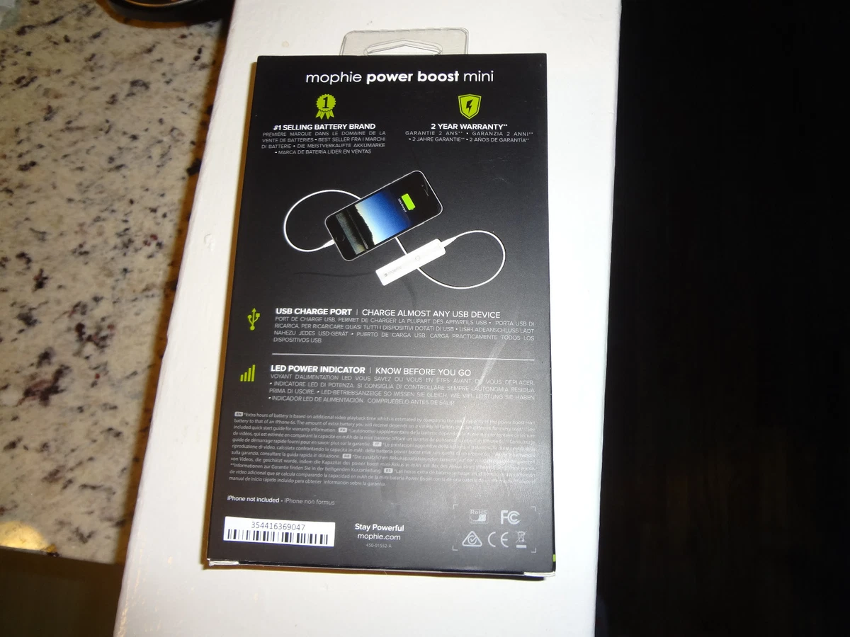 Mophie power cheap boost mini