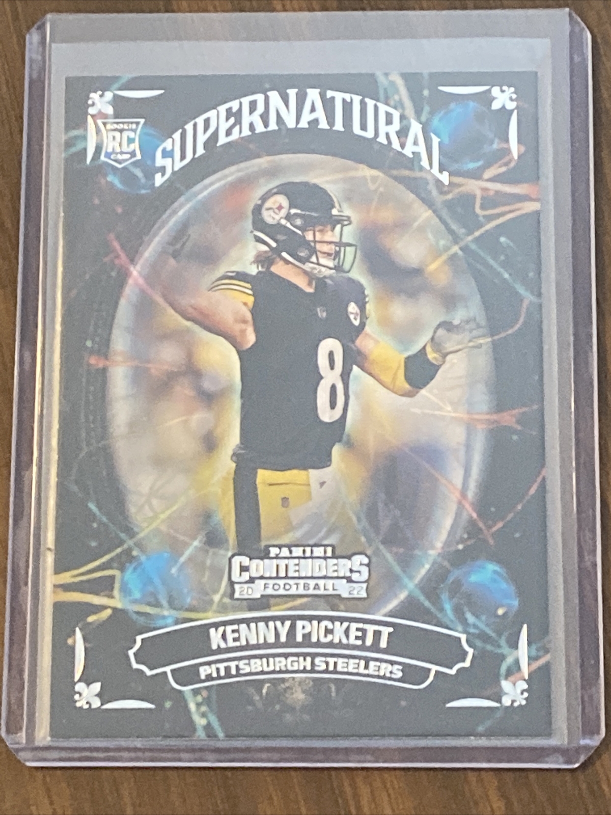 2022 Panini Contenders KENNY PICKETT RC Supernatural SNKPI Steelers