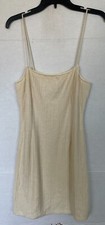 SAYLOR Tirzah Sleeveless Mini Sweater Dress in Ivory L LARGE NEW