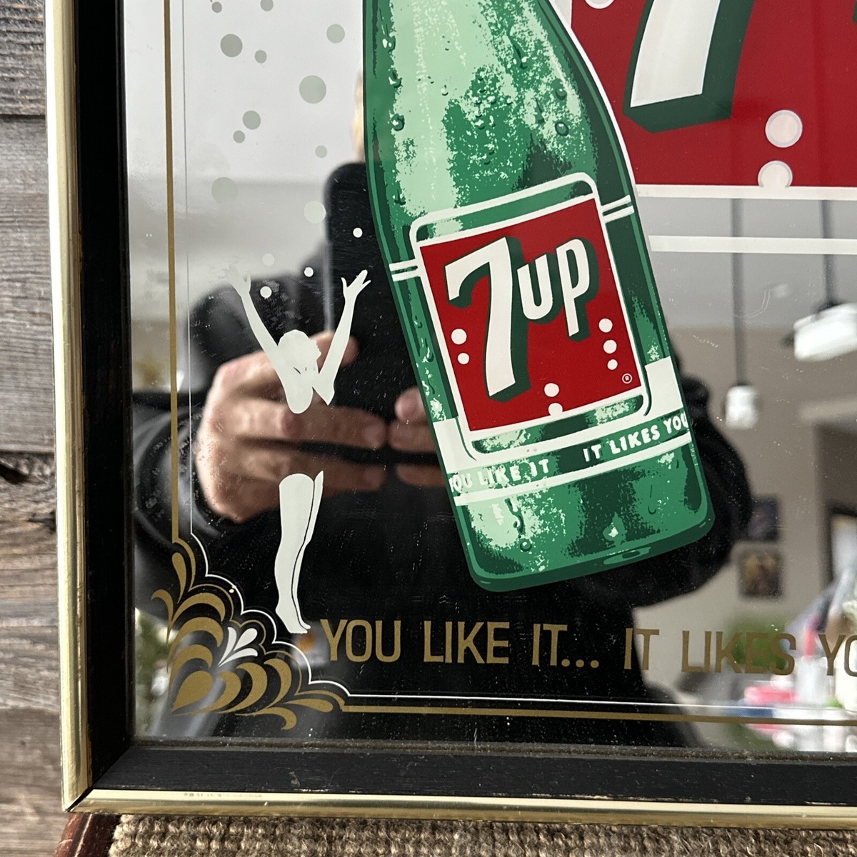 Vintage 7 Up Sign Advertising 7Up Mirror Rare 7 Up Advertising | eBay