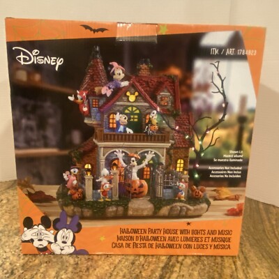 Disney Halloween Party House With Lights And Music Mickey Mouse