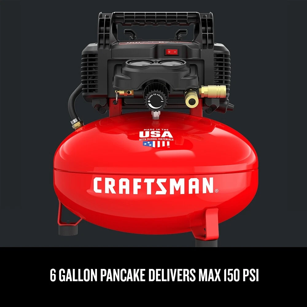 6 gallon air compressor craftsman outlet