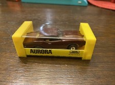 Vintage AURORA T-JET PONTIAC GTO BURGUNDY/BROWN HO SLOT CAR Nice Condition