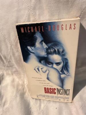 Basic Instinct (VHS, 1992). Michael Douglas, Sharon Stone