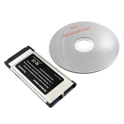 34mm Express Card Expresscard to 2 Port USB 3.0 Adapter for 