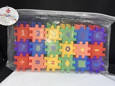 Puzzle Connectors Learning Toys Alphabet And Numbers Ankyo 54 Count STEM Ages 4+