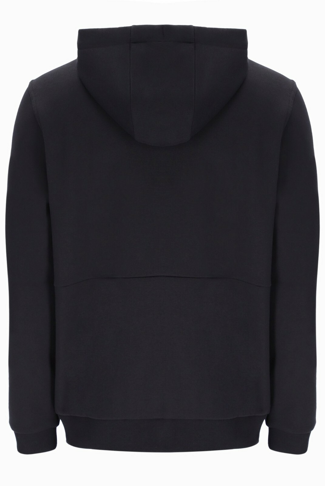 FILA Felpa con cappuccio unisex taglio e cucito in maglia nera F21UE004 001