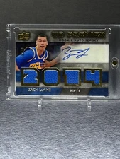 2014-15 SPX Zach LaVine UD Premier Rookie Jersey Auto Autograph RC /80 UCLA