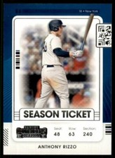 2021 Contenders Base Season Ticket #53 Anthony Rizzo - New York Yankees