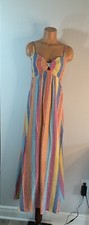 SHOW ME YOUR MUMU Striped Long Sun Dress. Size XS. See Description.