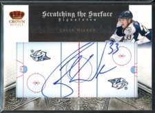 2010-11 Crown Royale Scratching The Surface Signatures #21 Colin Wilson 046/100