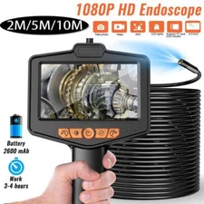 1080P HD LED Handheld Industrial Endoscope 8mm Borescope Inspection Snake Camera