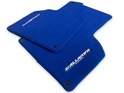 Floor Mats For Lamborghini Gallardo Blue Tailored Carpets With Lamborghini Logo