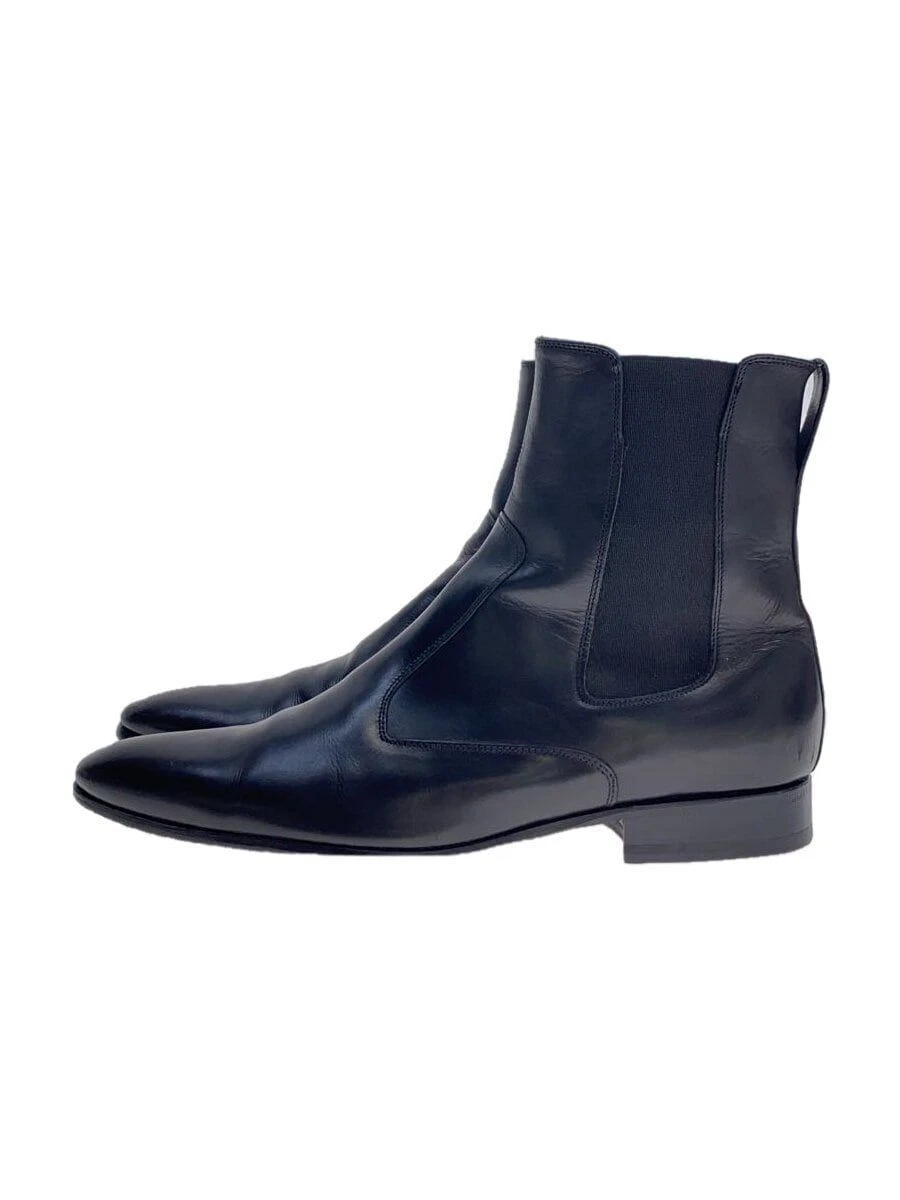 Bottes Christian Dior Side Gore 41 cuir noir occasion