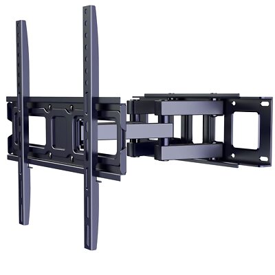 Full Motion Tv Wall Mount Bracket Dual Articulating Swivel Extension Arm For Mos