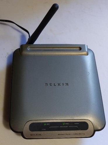 Belkin F5D7230-4 Wireless Router with 802.11b/g 4-port Switch for WiFi Network - Photo 3/6