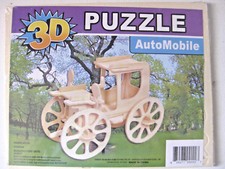 3D Puzzle: Automobile Wooden 3D Puzzle New/Sealed PanPan