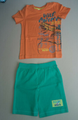 Berti jungen set shirt hose wild animals 92 neu