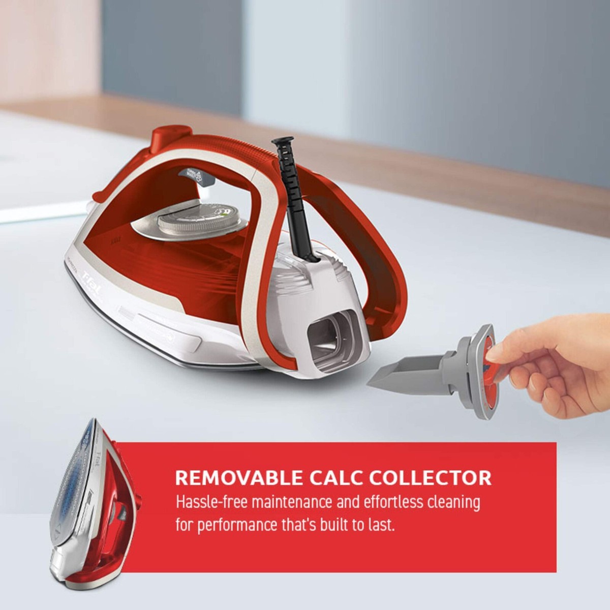 T-fal 1800W UltraGlide Plus Calc-Collector Steam Iron, FV5876U0 | eBay