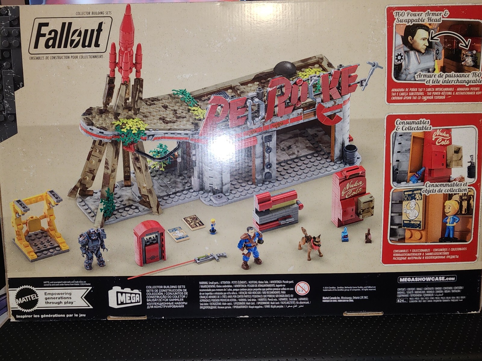 NEW Fallout Red Rocket Truck Stop MEGA Bloks 824 Pieces Sealed ...