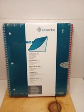 Livescribe Notebooks 1-4 8" x 11" 100 Sheets Each Total 400 Sheets Sealed New